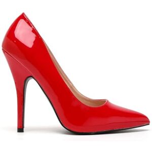Gizelle Women Stiletto High Heel Pointed Pumps Ladies Party Clubbing Work Court Shoes Size 3-12 (9 UK, Red Patent) Gizelle Women Stiletto High Heel Pointed Pumps Ladies Party Clubbing Work Court Shoes Size 3-12 (9 UK, Red Patent)