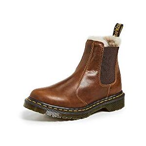 Dr. Martens Womens 2976 Leonore Originals Core Faux Fur Leather Ankle Boot Butterscotch Orleans 3 Dr. Martens Womens 2976 Leonore Originals Core Faux Fur Leather Ankle Boot Butterscotch Orleans 3