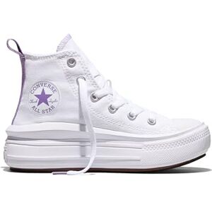 Converse A03669C Chuck Taylor All Star Move Platform Men White/Pixel Purple/White UK 10.5 Converse A03669C Chuck Taylor All Star Move Platform Men White/Pixel Purple/White UK 10.5
