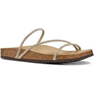 Geox Women's D BRIONIA R C Flat Sandal, Lt Taupe, 2.5 UK Geox Women's D BRIONIA R C Flat Sandal, Lt Taupe, 2.5 UK