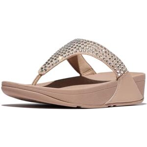 Fitflop Women's LULU Maxi-Crystal Toe-Post Sandals, Classic Beige, 6.5 UK Fitflop Women's LULU Maxi-Crystal Toe-Post Sandals, Classic Beige, 6.5 UK