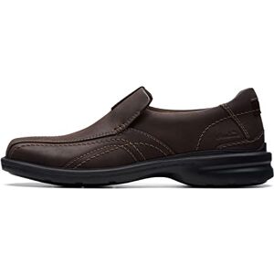 Clarks Men's Gessler Step Loafer, Dark Brown, 11 UK Clarks Men's Gessler Step Loafer, Dark Brown, 11 UK