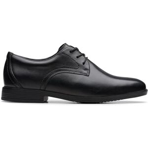 Clarks Jonwin Step Y Childrens Black Leather, 9 Clarks Jonwin Step Y Childrens Black Leather, 9