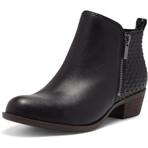 Lucky Brand Women's Basel Bootie Ankle Boot, Black/Black, 11 Lucky Brand Women's Basel Bootie Ankle Boot, Black/Black, 11