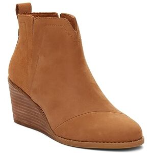 TOMS Women's Ankle Wedge Bootie Premium Suede & Leather, Stylish & Comfortable with Eco-Friendly Insoles TOMS Women's Ankle Wedge Bootie Premium Suede & Leather, Stylish & Comfortable with Eco-Friendly Insoles