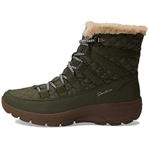 Skechers Women's Easy Going-Moro Street Fashion Boot, Olive Leaf for Me Leaf It to Me, 5 UK