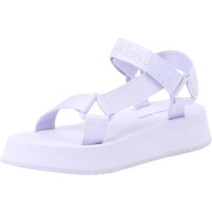 Calvin Klein Jeans Women's Summer Webbing Sandals, Purple (Lavender Blue/Pastel Lilac), 3 Calvin Klein Jeans Women's Summer Webbing Sandals, Purple (Lavender Blue/Pastel Lilac), 3