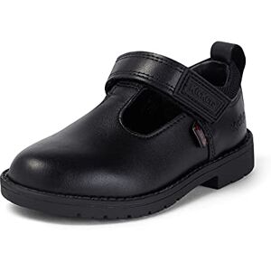 Kickers Girl's Lachly T-Bar Leather School Shoes Elegant T-Bar Style Everyday Comfort Fit, Cushioned for All-Day Wear, Black, 5 UK Child Kickers Girl's Lachly T-Bar Leather School Shoes Elegant T-Bar Style Everyday Comfort Fit, Cushioned for All-Day Wear, Black, 5 UK Child