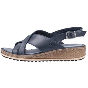 Hush Puppies Elena Womens Wedge Sandals Navy 7 UK Hush Puppies Elena Womens Wedge Sandals Navy 7 UK