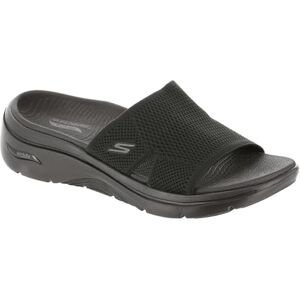 Skechers Women's Go Walk Arch Fit 2.0 Sandal Dakota Slide, Black Textile, 3 UK Skechers Women's Go Walk Arch Fit 2.0 Sandal Dakota Slide, Black Textile, 3 UK