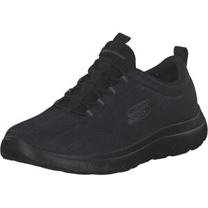 Skechers Men's Summits Louvin Trainers, Black Mesh/Pu/Trim, 6 UK Skechers Men's Summits Louvin Trainers, Black Mesh/Pu/Trim, 6 UK