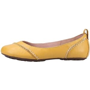 Hush Puppies Ladies Janessa Ballerina, Yellow, 5 Hush Puppies Ladies Janessa Ballerina, Yellow, 5