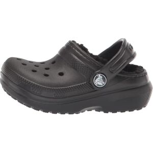 Crocs Unisex Kids Clog, Classic Lined Clog T, Black/Black, 4 UK Child Crocs Unisex Kids Clog, Classic Lined Clog T, Black/Black, 4 UK Child