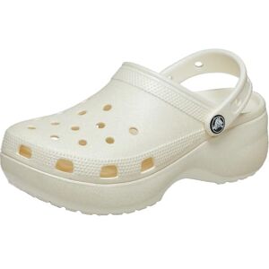 Crocs Women, Classic Platform Glitter Clog W, Chalk, 5 UK Women Crocs Women, Classic Platform Glitter Clog W, Chalk, 5 UK Women