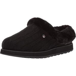 Skechers Women's Keepsakes-Ice Angel. Sweater Slipper with Plush Foam, Black, 4 UK Skechers Women's Keepsakes-Ice Angel. Sweater Slipper with Plush Foam, Black, 4 UK