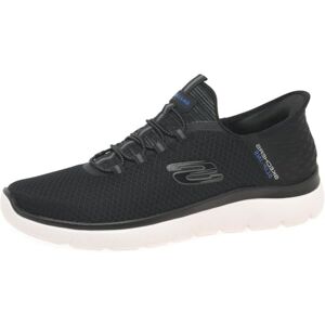 Skechers Men's Summits High Range Trainers, Black Mesh/Wht Trim, 9.5 UK Skechers Men's Summits High Range Trainers, Black Mesh/Wht Trim, 9.5 UK