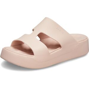 Crocs Women Sandal, Getaway Platform H-Strap, Quartz, 9 UK Women Crocs Women Sandal, Getaway Platform H-Strap, Quartz, 9 UK Women