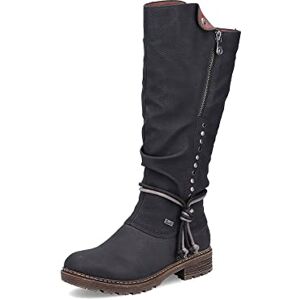 Rieker Women Boots Z4759, Ladies Winter Boots,Water Repellent,TEX,Winter Boots,Laced Boots,Lined,Warm,Waterproof,tex,Black (Schwarz / 01),40 EU / 6.5 UK Rieker Women Boots Z4759, Ladies Winter Boots,Water Repellent,TEX,Winter Boots,Laced Boots,Lined,Warm,Waterproof,tex,Black (Schwarz / 01),40 EU / 6.5 UK