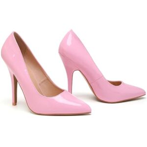 Gizelle Women Stiletto High Heel Pointed Pumps Ladies Party Clubbing Work Court Shoes Size 3-12 (12 UK, Pink Patent) Gizelle Women Stiletto High Heel Pointed Pumps Ladies Party Clubbing Work Court Shoes Size 3-12 (12 UK, Pink Patent)