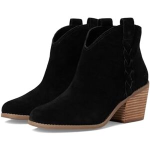 TOMS Women's Constance Ankle Boot, Black Suede/Braid, 7.5 UK TOMS Women's Constance Ankle Boot, Black Suede/Braid, 7.5 UK