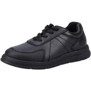 Hush Puppies Robert Junior School Uniform Shoe, Black, 11 UK Child Hush Puppies Robert Junior School Uniform Shoe, Black, 11 UK Child