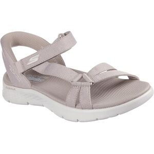 Skechers Women's Go Walk Flex Sandal Illuminate, Taupe Textile, 9 UK Skechers Women's Go Walk Flex Sandal Illuminate, Taupe Textile, 9 UK