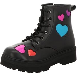 Skechers Girls Hi Ankle Boot, Black, 4 UK Child Skechers Girls Hi Ankle Boot, Black, 4 UK Child