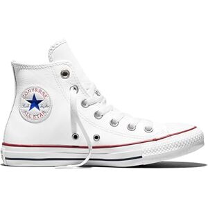 Converse All Star Leather Hi Trainers Men White 9.5 (9) Hi Top Trainers Shoes Converse All Star Leather Hi Trainers Men White 9.5 (9) Hi Top Trainers Shoes