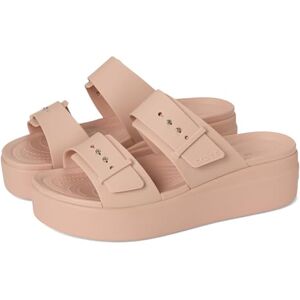 Crocs Women Sandal,Brooklyn Buckle Low Wedge,Pink Caramel,4 UK Women Crocs Women Sandal,Brooklyn Buckle Low Wedge,Pink Caramel,4 UK Women