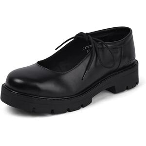 Kickers Women's Kori Mary Jane Lace Leather Shoes, Black, 7 UK Kickers Women's Kori Mary Jane Lace Leather Shoes, Black, 7 UK