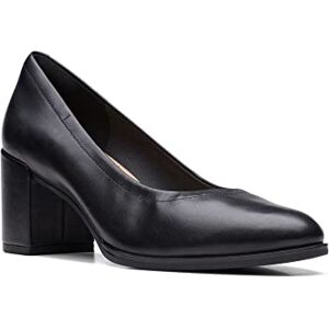 Clarks Freva55 Court Womens Black Leather, 6 Clarks Freva55 Court Womens Black Leather, 6