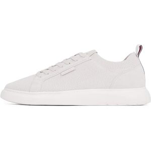 Tommy Hilfiger Men’s Elegant Light Knit Seasonal Vulcanised Trainers, White (Alabaster), 10 Tommy Hilfiger Men’s Elegant Light Knit Seasonal Vulcanised Trainers, White (Alabaster), 10