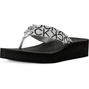 Calvin Klein womens Meena, Black/Silver Logo 004, 4 UK Calvin Klein womens Meena, Black/Silver Logo 004, 4 UK