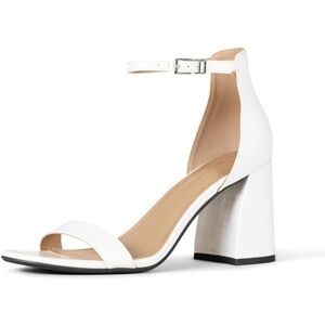 Amazon Essentials Women's High-Heel Nola, White Patent, 9.5 UK Amazon Essentials Women's High-Heel Nola, White Patent, 9.5 UK