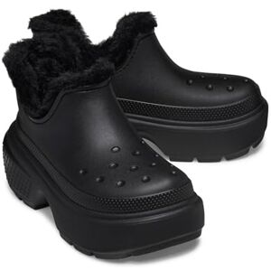 Crocs , Unisex Adult, Stomp Lined Shorty Boot, Black/Black, 4 UK Men/ 5 UK Women Crocs , Unisex Adult, Stomp Lined Shorty Boot, Black/Black, 4 UK Men/ 5 UK Women