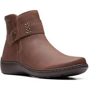 Clarks Women's Cora Rae Ankle Boots, Dark Tan Leather, 3.5 UK Clarks Women's Cora Rae Ankle Boots, Dark Tan Leather, 3.5 UK