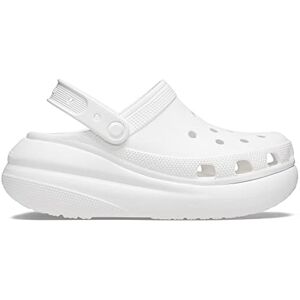 Crocs Unisex Classic Crush Clog Sabots, White Multi, 6 UK Crocs Unisex Classic Crush Clog Sabots, White Multi, 6 UK