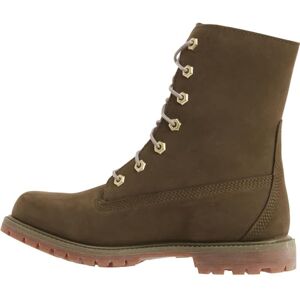 Timberland Women'S Teddy Fleece Fold-Down Waterproof Boot, Olive, 9