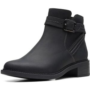 Clarks Womens Boots Ankle Boot, Black Leat, 6 UK Clarks Womens Boots Ankle Boot, Black Leat, 6 UK