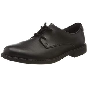 Clarks Boy's Scala Loop Youth Lace up School Shoes, Black, 3 UK Clarks Boy's Scala Loop Youth Lace up School Shoes, Black, 3 UK