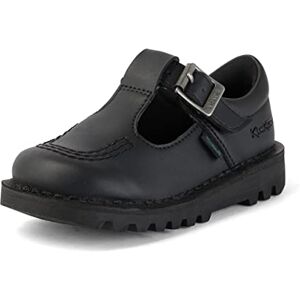 Kickers Girl's Kick T Bar Black School Shoes Classic & Stylish Extra Comfortable Premium Quality, Black, 6 UK Child Kickers Girl's Kick T Bar Black School Shoes Classic & Stylish Extra Comfortable Premium Quality, Black, 6 UK Child