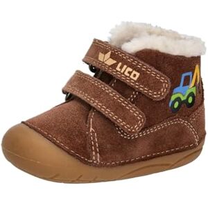 Lico Sunny V First Walking Shoes, Brown/Beige, 3 UK Child Lico Sunny V First Walking Shoes, Brown/Beige, 3 UK Child