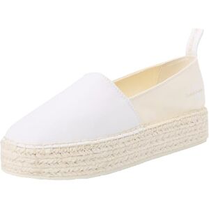 Calvin Klein Jeans Women's Platform Espadrilles, Multicolor (Creamy White/White), 6 Calvin Klein Jeans Women's Platform Espadrilles, Multicolor (Creamy White/White), 6