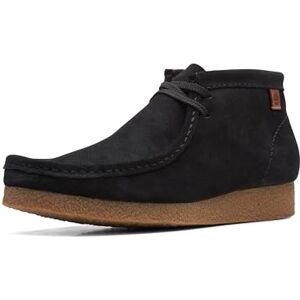 Clarks Men's Shacre Chukka Boot, Black Suede, 8.5 UK Clarks Men's Shacre Chukka Boot, Black Suede, 8.5 UK