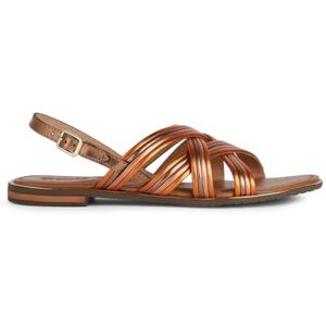 Geox Women's D Sozy Plus G Flat Sandal, Lt Bronze Orange, 3.5 UK Geox Women's D Sozy Plus G Flat Sandal, Lt Bronze Orange, 3.5 UK