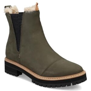 TOMS Women's Dakota Chelsea Boot, Water Resistant Tarmac Olive Oiled Nubuck, 7.5 UK TOMS Women's Dakota Chelsea Boot, Water Resistant Tarmac Olive Oiled Nubuck, 7.5 UK