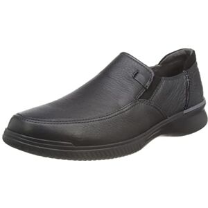 Clarks Men's Donaway Step Slippers, Black (Black Leather), 40 EU Weit Clarks Men's Donaway Step Slippers, Black (Black Leather), 40 EU Weit