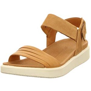 ECCO Women's Flowt' Flat Sandal, Brun Lion Cashmere, 9 UK ECCO Women's Flowt' Flat Sandal, Brun Lion Cashmere, 9 UK