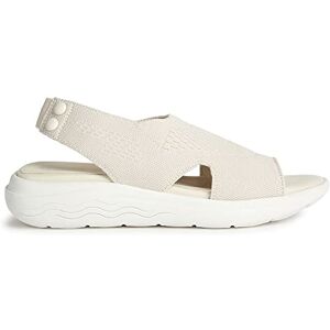 Geox Women's D Spherica Ec5 Sandal, Off White, 7.5 UK Geox Women's D Spherica Ec5 Sandal, Off White, 7.5 UK