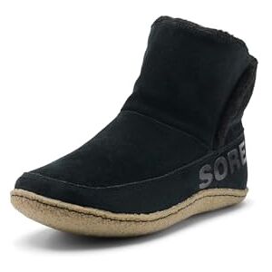 Sorel Nakiska Bootie Women's Slippers, Black (Black x Sage), 3 UK Sorel Nakiska Bootie Women's Slippers, Black (Black x Sage), 3 UK